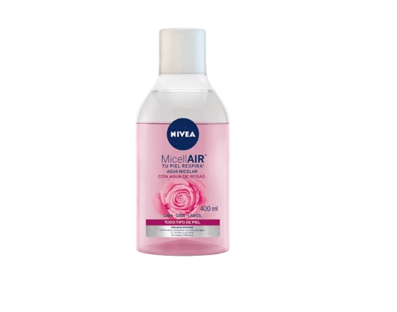 AGUA MICELAR NIVEA FACE ROSAS 400ML