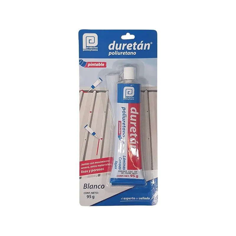 Sellador poliuretano Duretán 95 g blanco