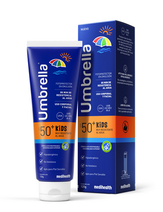 Umbrella Kids Emulsion FPS 50+ Resistente al Agua 120 g