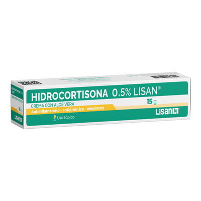 Hidrocortisona Lisan crema con Aloe 15g