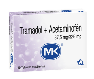 Tramadol + Acetaminofen MK 37.5/325 mg 1 tableta