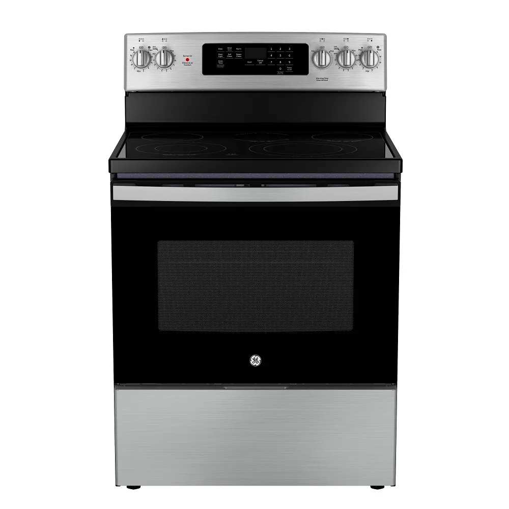 Cocina Eléctrica GE 5 Quemadores JCB810SKSS