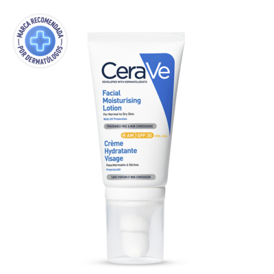 Loción CeraVe hidratante para rostro FPS 30 - 52 ml