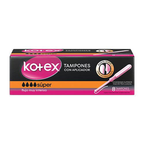 TAMPON KOTEX APLIC SUPER 16X8
