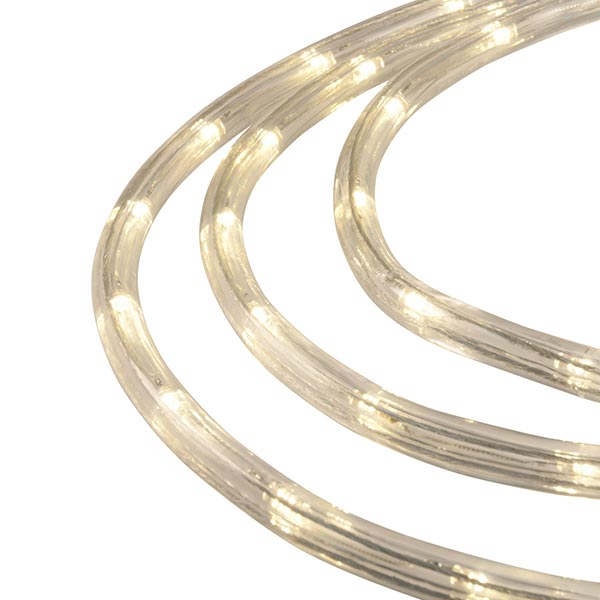 Tubo de luces LED navideñas 5.4m luz cálida