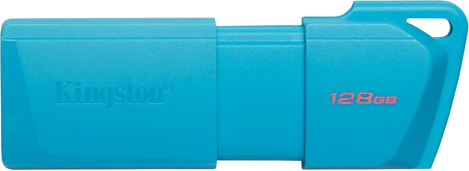 MEMORIA USB KINGSTON DATATRAVELER EXODIA M – USB 3.2 – 128GB – NEON AZUL