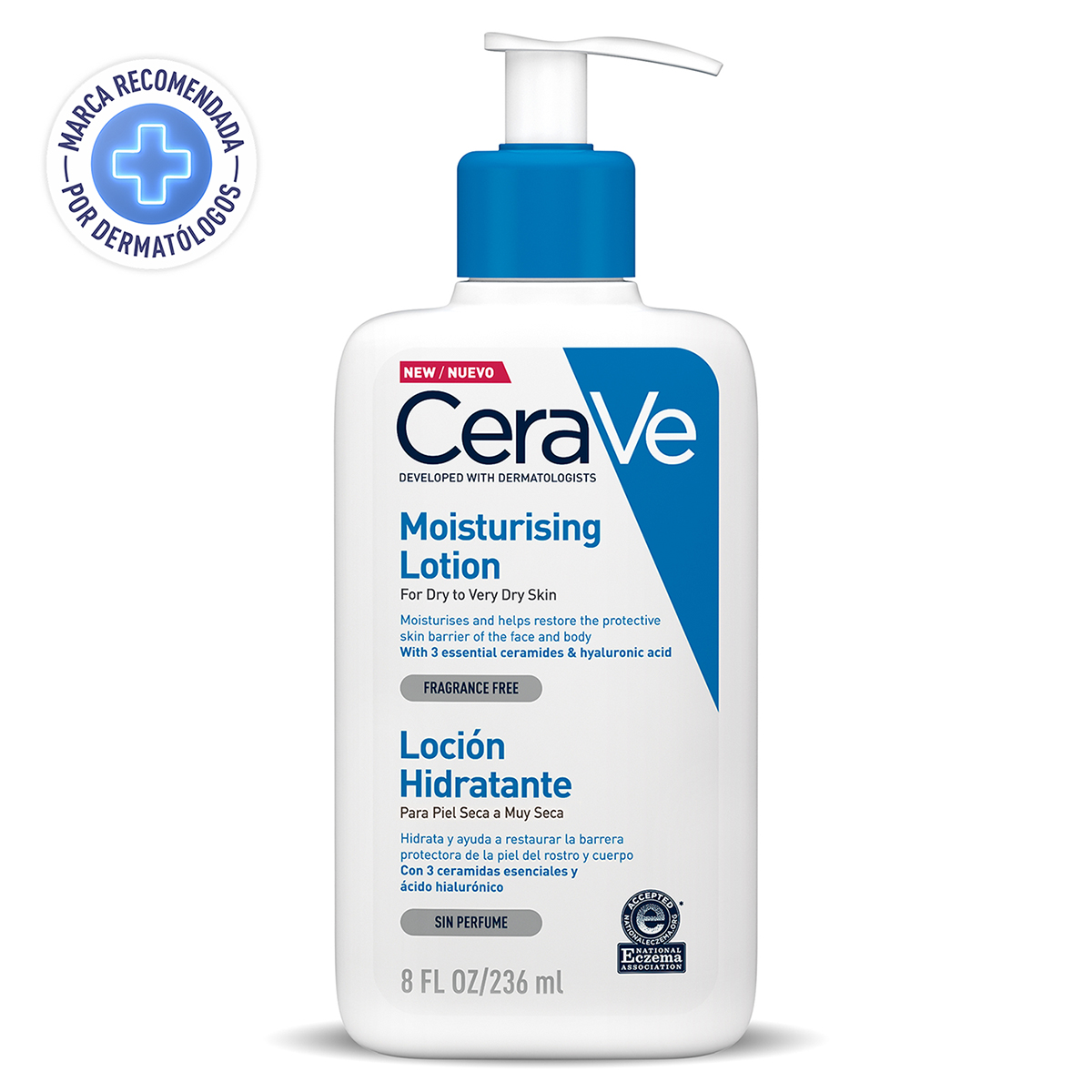 Cerave Loción Hidratante Para Cuerpo Ligera 236 ml