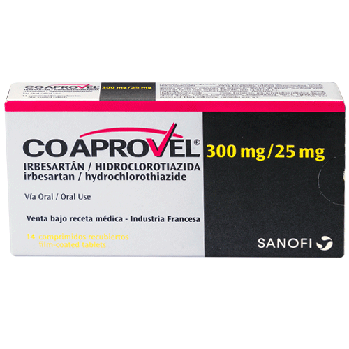 CO-APROVEL COMPRIMIDOS 300/25 MG