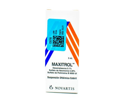 Maxitrol oftalmica esteril 5 ml
