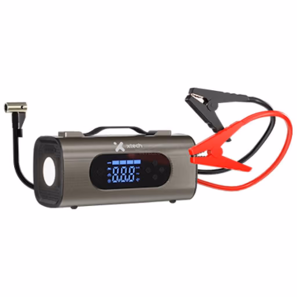 Arrancador de Batería e Inflador 8 en 1 Xtech ResQRide 10,000mAh