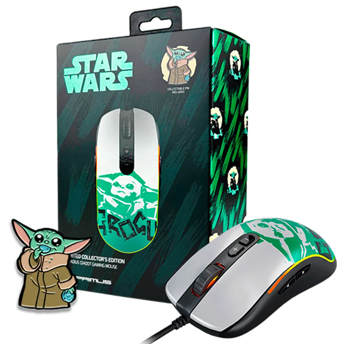 Mouse Gaming Primus PMOS203GR Grogu