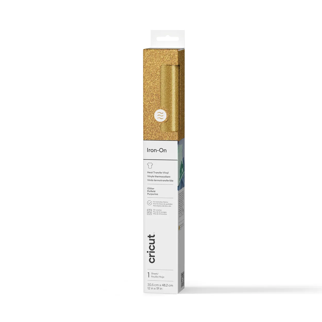CRICUT ROLLO GLITTER IRON-ON – DORADO