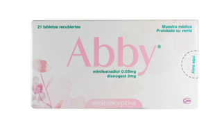 Abby anticonceptivo 21 tabletas recubiertas