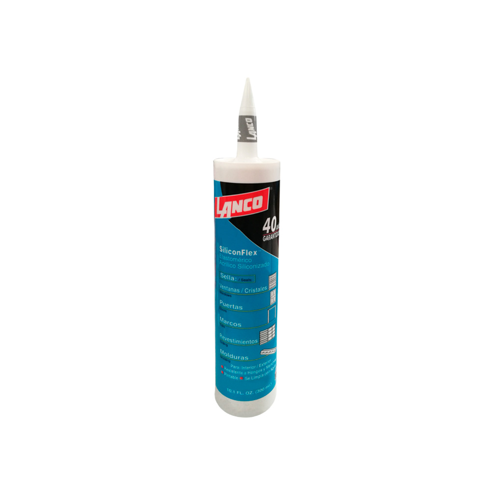 Sellador elastomerico siliconizado almendra 300ml