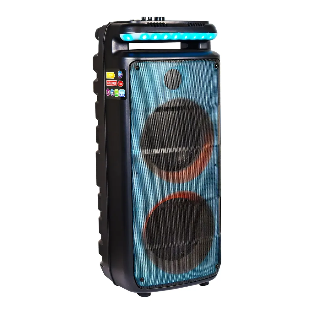 Bocina Durabrand Bluetooth Flame Lights Dual 8
