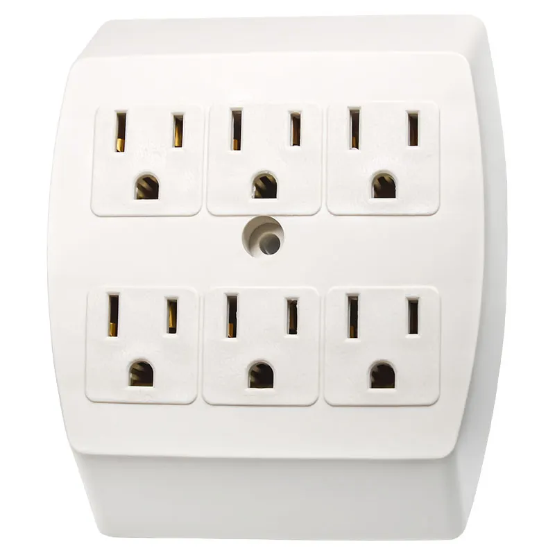 Multitoma fijo 6 salidas 1825W Tezza