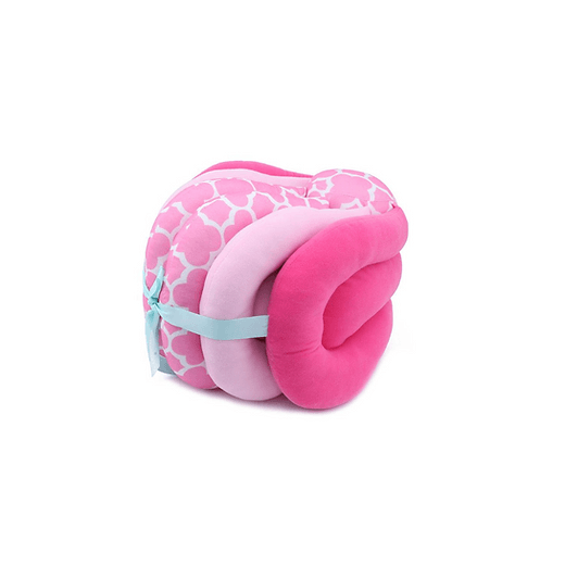 Almohada de lactancia ajustable color rosado
