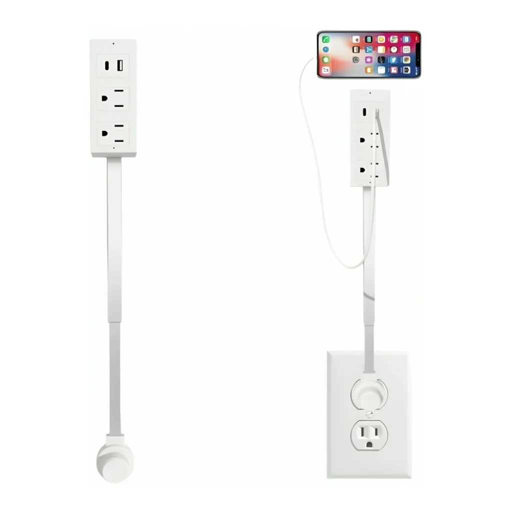 Miomu Extensor de Tomacorriente con Puertos USB