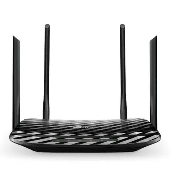 Router TP-Link Archer C6 Dual Band 2.4/5 GHZ 1200 Mbps MU-Mimo Puertos WAN / LAN WiFi 5 – Negro
