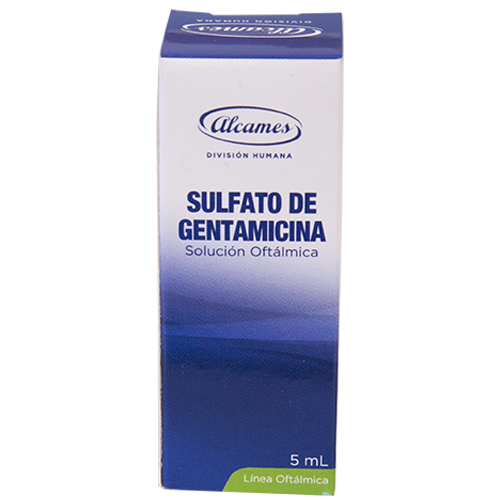 SULFATO DE GENTAMICINA COLIRIO SOLUCION OFTALMICA 5 ML