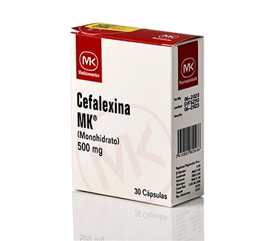 CEFALEXINA 500 MG TABLETAS VIA ORAL