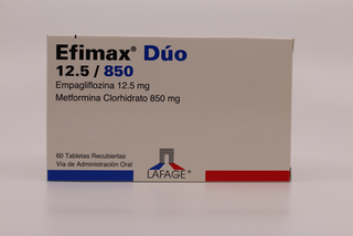 Efimax Duo 12.5/850 mg 60 tabletas recubiertas