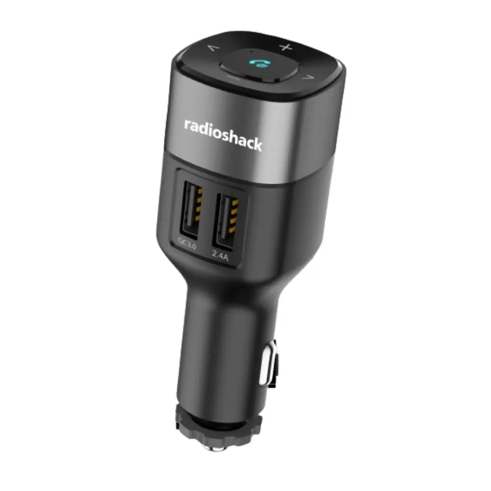 Cargador para carro y receptor de audio bluetooth Radioshack 1202262 30W