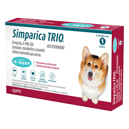 SIMPARICA TRIO 24 MG X 1 TAB
