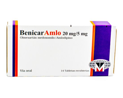 Benicar Amlo 20/5 mg caja 14 comprimidos