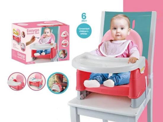Silla de comer tipo booster 2 en 1 para 6-36 meses