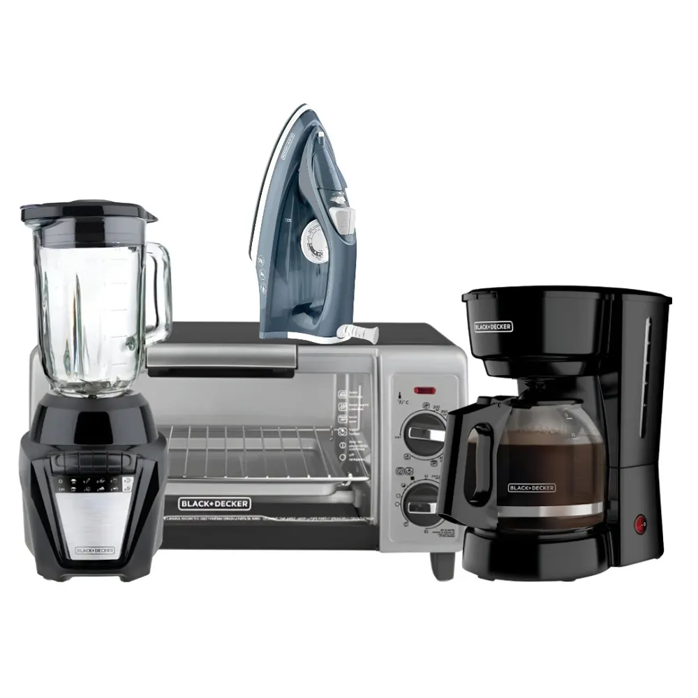 Black + Decker combo plancha + horno tostador+licuadora+Coffee Maker - CBBD1747