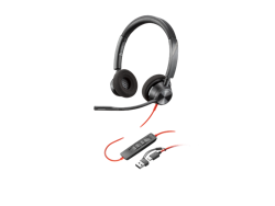 Audífonos Alámbricos Poly Blackwire 3320 8X219AA, Estéreo, USB