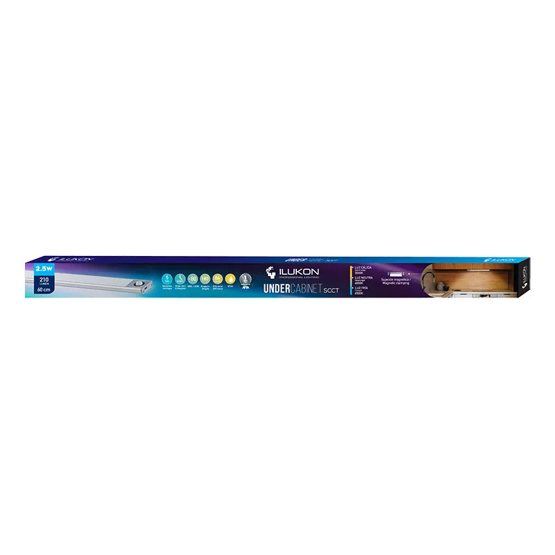 Lámpara LED recargable 2,5 W 1,7 x 4,1 x 60 cm ILUKON