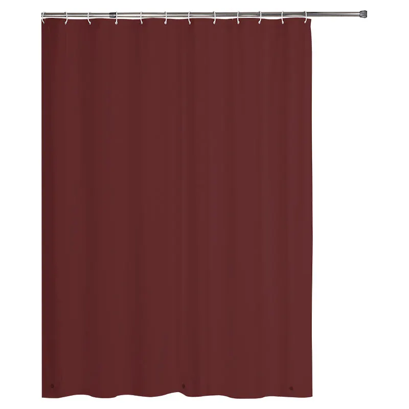 Cortina de baño peva Burgundy 183 x 183 cm