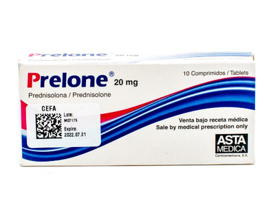 Prelone 20 mg 1 comprimido