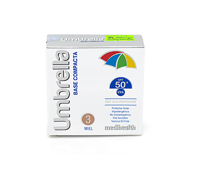 Umbrella base compacta FPS50+ Tono miel 11g