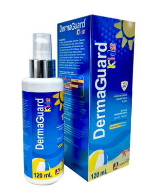 Dermaguard Kids Adiuvo, SPF 50, frasco 120ml