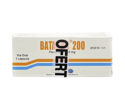 BATACAN 200 mg CAPSULAS (1+1)