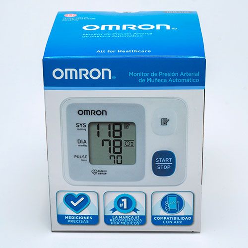 OMRON ESFIGMOMANOMETRO DE MUÑECAHEM-6124