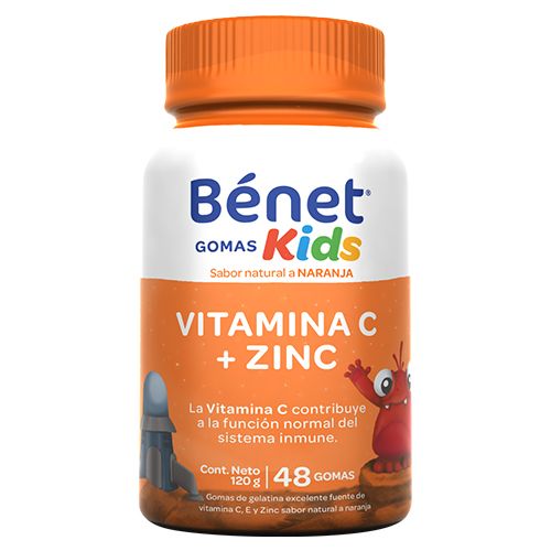 BENET KIDS GOMAS CAM VIT C + ZINC 45 GOMAS 150g