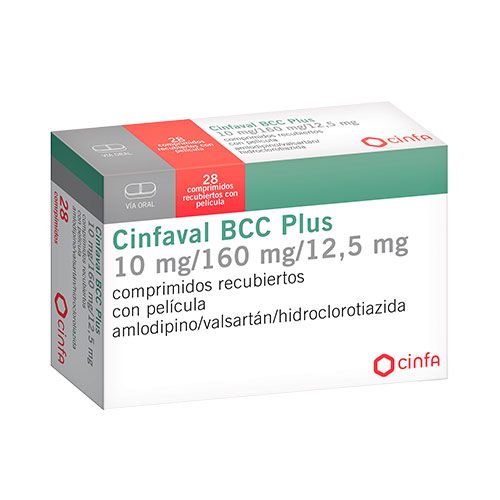 CINFAVAL BCC PLUS 10MG/160MG/12.5MG X 28COMP