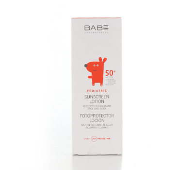 BABÉ Pediátrico Fotoprotector loción FPS50+ 100ml
