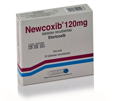 NEWCOXIB(etoricoxib) 120 mg x 10 TABLETAS