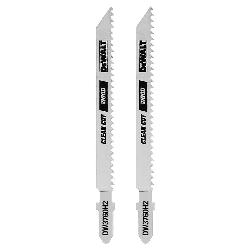 Set de 2 hojas para caladora tipo T de acero 10 dpi 4" corte en madera