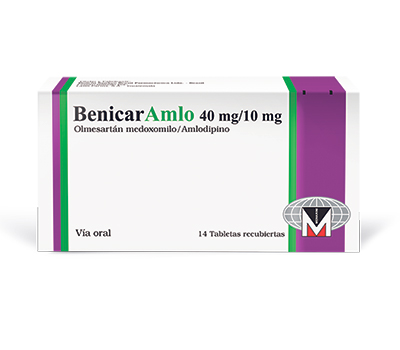 BENICAR AMLO 40/10MG TABLETAS VÍA ORAL