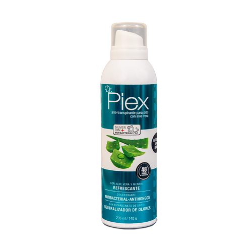 TALCO ANTIBACTERIAL CON ALOE ANTITRANSPIRANTE PARA PIES 235 ML