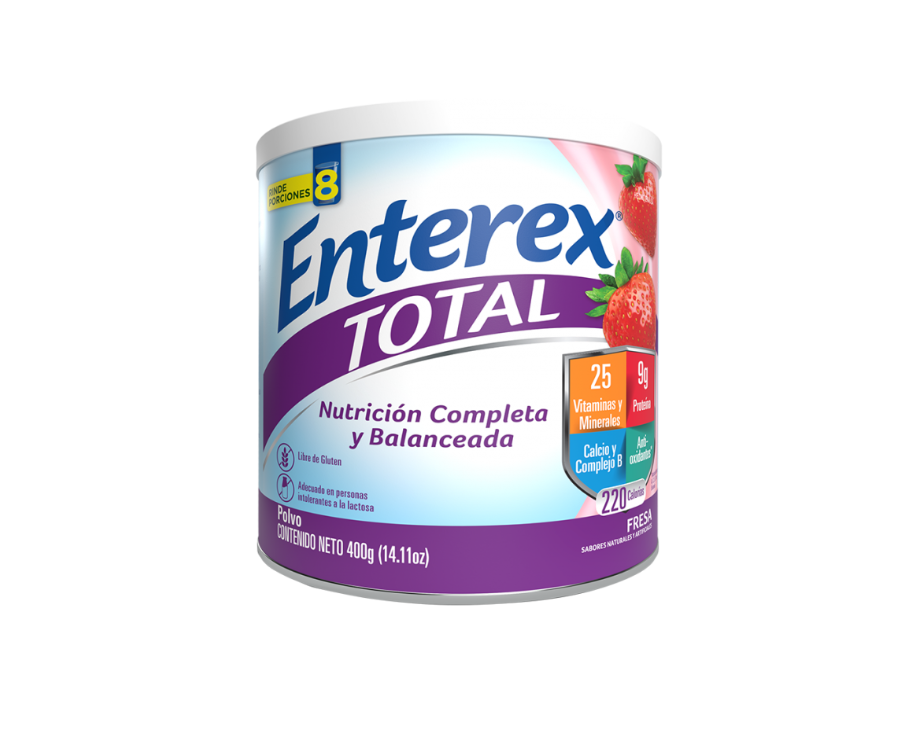 ENTEREX TOTAL FRESA POLVO X400G