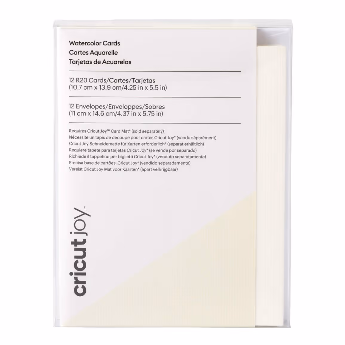 CRICUT JOY TARJETAS DE INSERCION WATERCOLOR – R20 12PZS