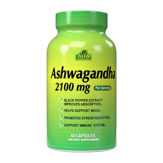 Alfa Ashwagandha 2100 mg 60 capsulas
