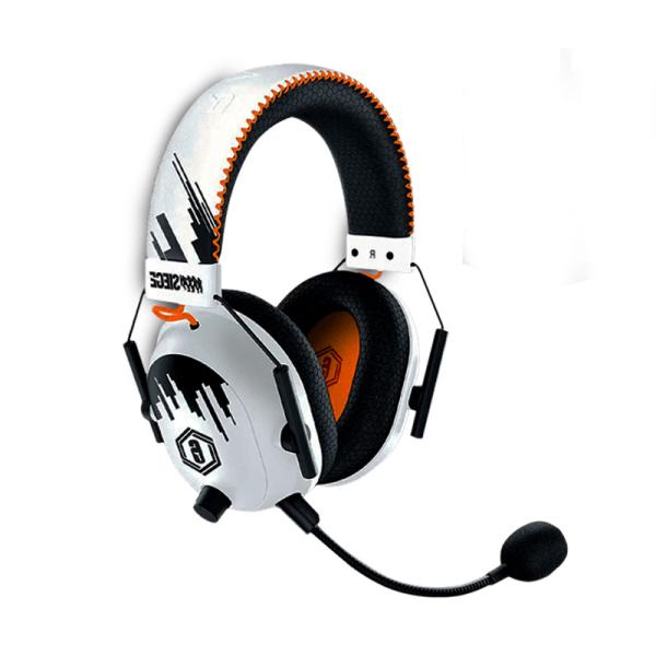 Headset Razer Gaming Blackshark V2 Pro Rainbow SIX Edition Inalámbrico – Blanco (Bluetooth/ 2.4 GHZ)